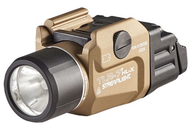 Picture of  Streamlight 69459 Tlr-7 Hl-X Usb Gun Light  Flat Dark Earth 500/1,000 Lumens White Led 080926694590
