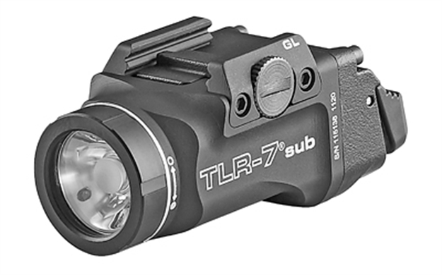 Picture of Streamlight Tlr-7 Sub (For Glock 43X/48 Mos | 43X/48 Rail) - Includes Mounting Kit With Key And Cr123a Lithium Battery 69400