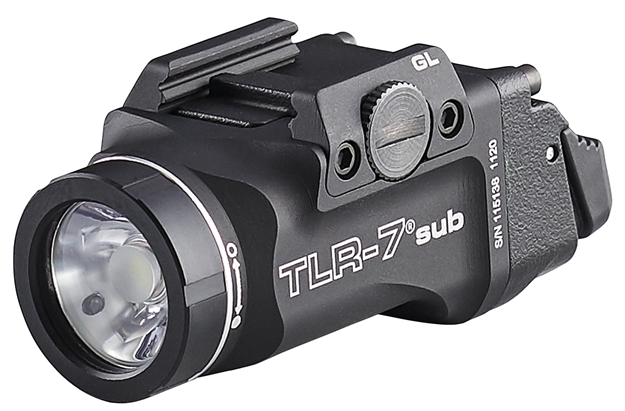 Picture of Streamlight Tlr-7 Sub (For Glock 43X/48 Mos | 43X/48 Rail) - Includes Mounting Kit With Key And Cr123a Lithium Battery 69400 080926694002