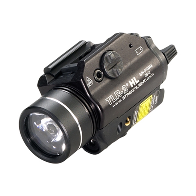 Picture of  Streamlight 69261 Tlr-2 HL Gun Light  Black Anodized 1,000 Lumens White Led Red Laser 080926692619