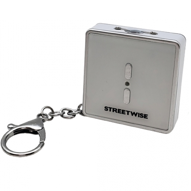 Picture of Streetwise Square Off 26M Keychain Stun Gun White