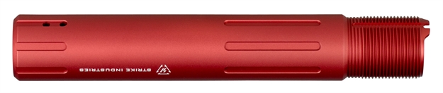 Picture of Strike Arcarpreslickred Receiver Extension Tube  AR Pistol Platform Red Anodized Aluminum AR Carbine 708747547962 -