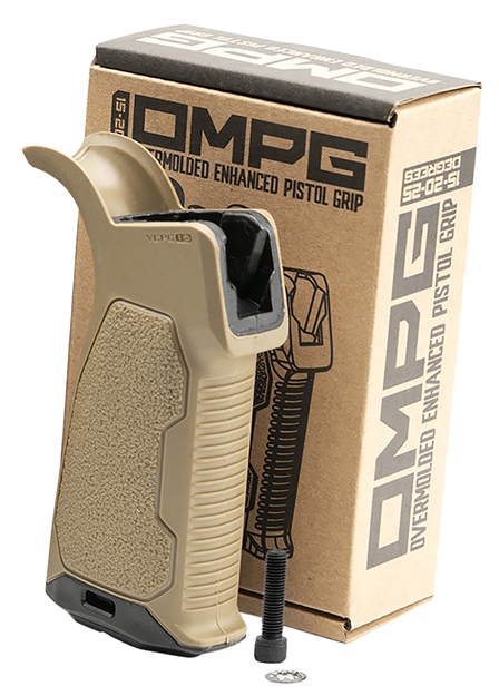 Picture of Strike Arompg15fde AR Enhanced Pistol Grip 15 Degrees AR Platform Flat Dark Earth Rubber AR-OMPG-15-FDE