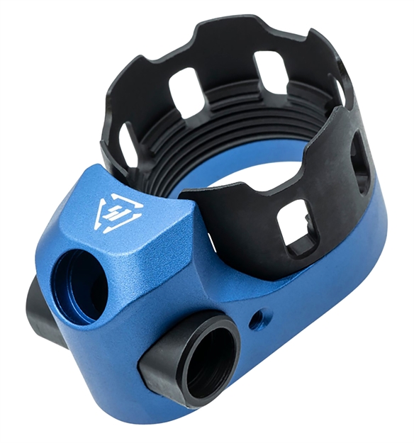 Picture of Strike Artribusblu Tribus Enhanced Castle Nut & End Plate AR-TRIBUS-BLU 708747548617