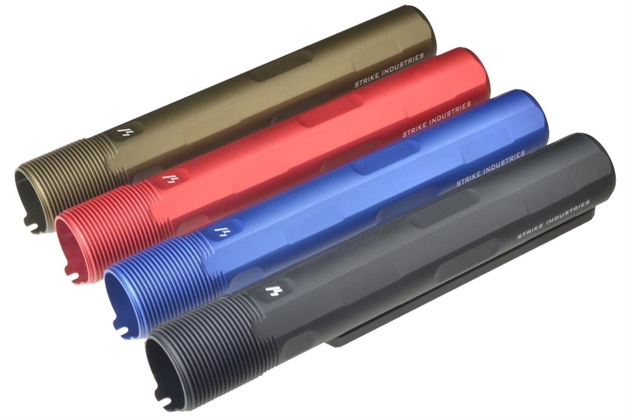 Picture of Strike Araret7red Advanced Receiver Extension  Ar-15, Ar-10 Red Anodized Aluminum SIARARET7RED 708747546637