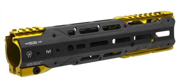 Picture of Strike Gridlokhg11bktitan Gridlok Handguard For AR Rifle Aluminum Black Anodized/Titan 11"