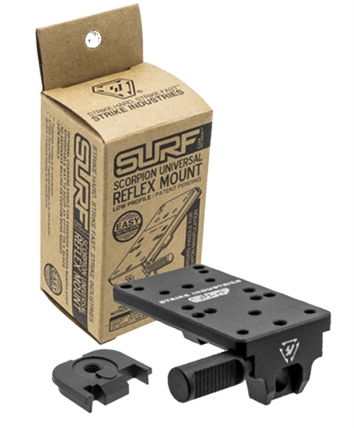Picture of  Strike Gsurf Scorpion Universal Optic Mount Fits Glock 17-39 Gen1-4 Low Profile Black