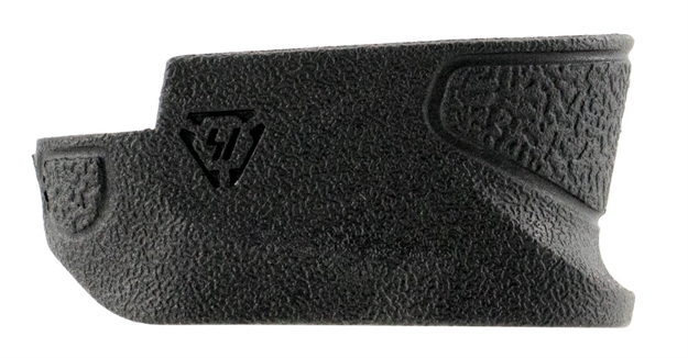Picture of Strike Industries Empmps Enhanced Magazine Plate  Made OF Polymer With Black Finish & Extra Gripping Surface For S&W M&P Shield Magazines (Adds 2Rds 9Mm Luger, 1Rd 40 S&W) SIEMPMPS