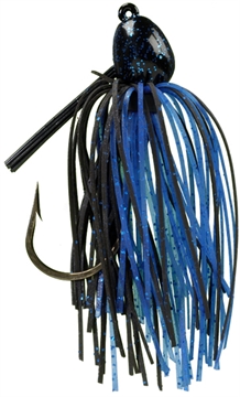 Picture of Strike King Bitsy Bug Mini Jig, 1/4 Oz, Black Blue,1Pk