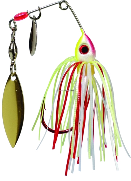 Picture of Strike King Bleeding Bait Mini-King Spinnerbait, 1/8 Oz, Bleeding Chartreuse & White,1Pk