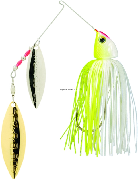 Picture of Strike King Burner Spinnerbait, 1/2 Oz, Chartreuse & White,1Pk