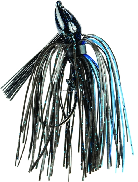 Picture of Strike King Denny Brauer Baby Structure Jig, 1/4 Oz, Black Blue Flake,1Pk