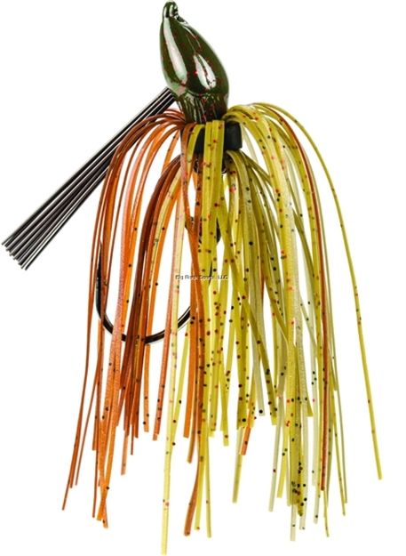 Picture of Strike King Denny Brauer Baby Structure Jig, 1/4 Oz, Green Pumpkin,1Pk