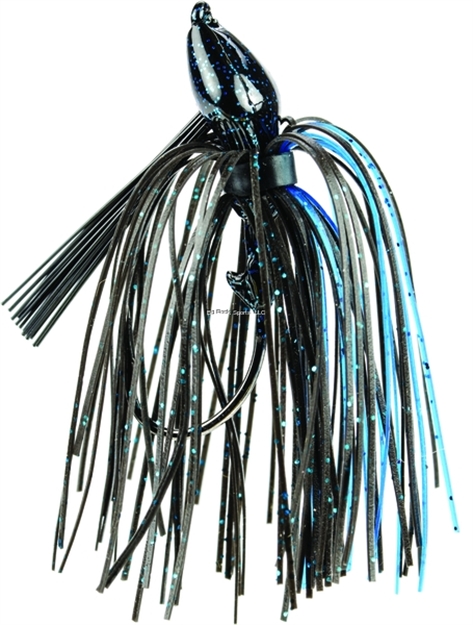 Picture of Strike King Denny Brauer Baby Structure Jig, 3/8 Oz, Black Blue Flake,1Pk