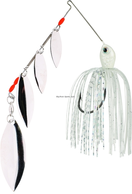 Picture of Strike King George Cochran's Quad Shad Spinnerbait, 3/8 Oz, White,1Pk