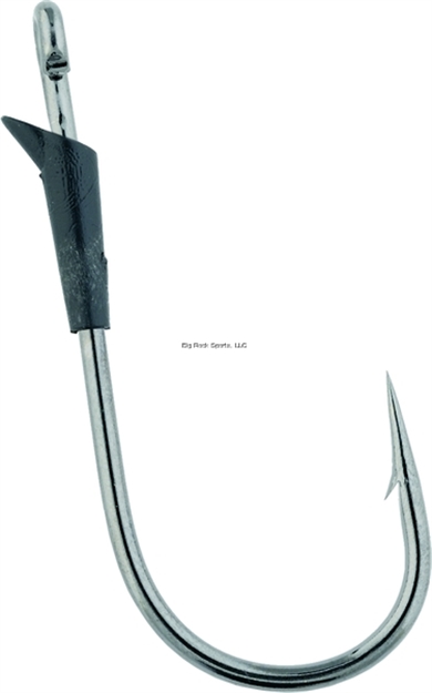 Picture of Strike King Hack Attack Heavy Cover Flippin' Hook, Size 4/0, Straight Shank, Wide Gap, Welded Eye, Black Nickel, 4 Per Pack