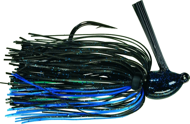 Picture of Strike King Hack Attack Heavy Cover Jig, 1 1/4 Oz, Black Blue,1Pk