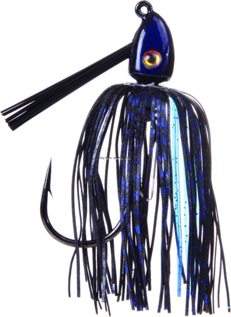 Picture of Strike King Hack Attack Heavy Cover Swim Jig, 3/8 Oz, Black Blue,1Pk