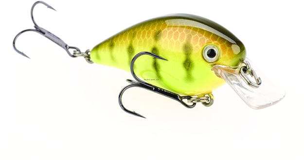 Picture of Strike King Kvd 1.0 Square Bill Crankbait, 2 1/2", 3/8 Oz, Chartreuse Perch, Floating,1Pk