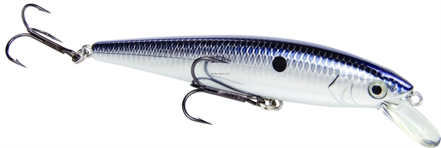 Picture of Strike King Kvd J200 Jerkbait, 4-1/2", 3/8 Oz, Chrome & Blue, Suspending,1Pk