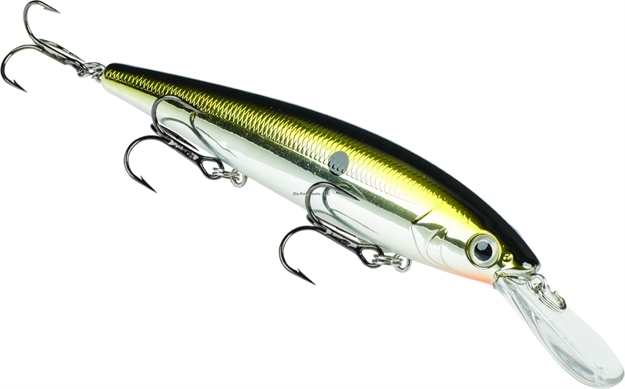 Picture of Strike King Kvd J300 Deep Dive Jerkbait, 4 1/4", 1/2 Oz, Chrome Gold Black, Floating,1Pk