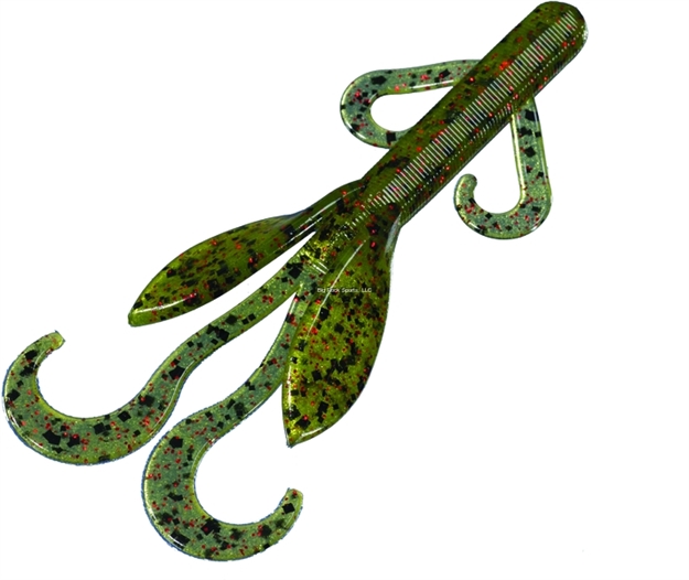 Picture of Strike King Kvd Perfect Plastics Game Hawg, 4", Watermelon Red Flake, 8Pk