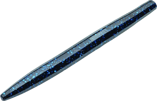 Picture of Strike King Kvd Perfect Plastics Ocho Worm, 5", Black Blue Flake, 8Pk