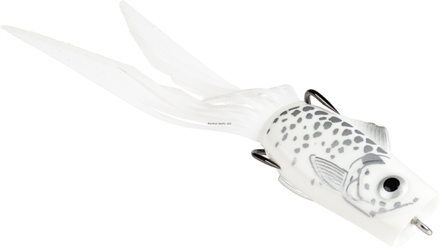 Picture of Strike King Kvd Popping Perch Hollow Body Topwater Lure, 7" White Shadow