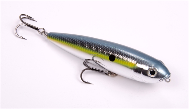 Picture of Strike King Kvd Sexy Dawg Jr. Rattle Topwater Bait, 3 1/4", 1/2 Oz, Chrome Sexy Shad, Floating,1Pk
