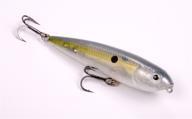 Picture of Strike King Kvd Sexy Dawg Jr. Rattle Topwater Bait, 3 1/4", 1/2 Oz, Clear Ghost Sexy Shad, Floating,1Pk