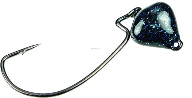 Picture of Strike King Mark Davis Jointed Structure Head, 1/2 Oz, Black Blue,2Pk