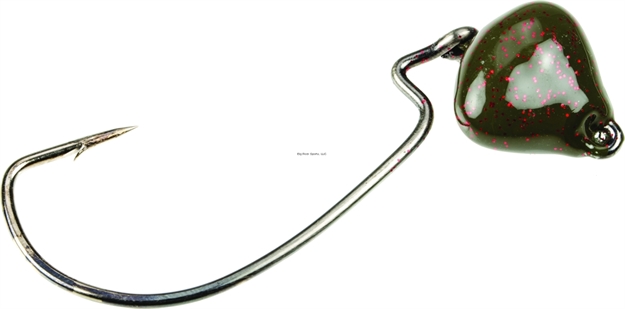 Picture of Strike King Mark Davis Jointed Structure Head, 1/2 Oz, Green Pumpkin,2Pk