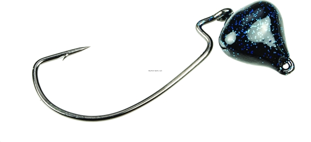 Picture of Strike King Mark Davis Jointed Structure Head, 3/4 Oz, Black Blue,2Pk