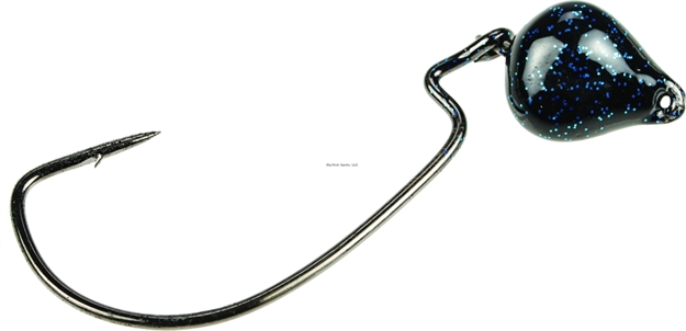 Picture of Strike King Mark Davis Jointed Structure Head, 3/8 Oz, Black Blue,2Pk