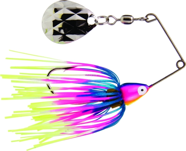 Picture of Strike King Mini-King Spinnerbait, 1/8 Oz, Blue/Pearl/Pink/Chartreuse,1Pk