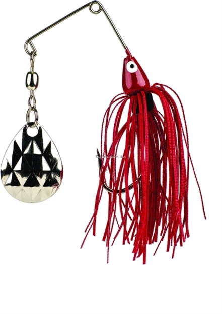 Picture of Strike King Mini-King Spinnerbait, 1/8 Oz, Red & Gold Blade,1Pk