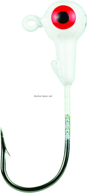 Picture of Strike King Mr. Crappie Jig Head, 1/16 Oz, Refrigerator White,25Pk