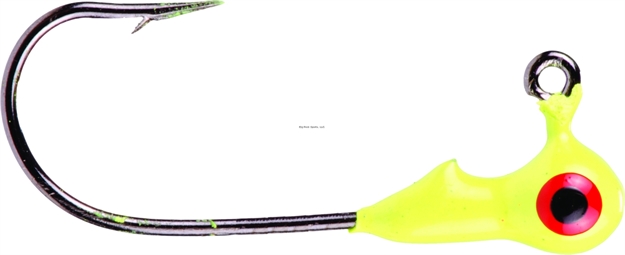 Picture of Strike King Mr. Crappie Jighead, 1/32 Oz, Chartreuse, 8Pk