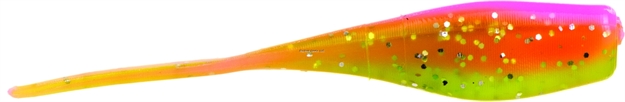 Picture of Strike King Mr. Crappie Lightning Shad, 2", Electric Chicken, Floating,15Pk