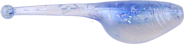 Picture of Strike King Mr. Crappie Shadpole, 2", Blue Ice,15Pk