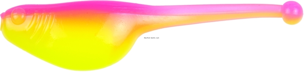 Picture of Strike King Mr. Crappie Shadpole, 2", Electric Chicken,15Pk