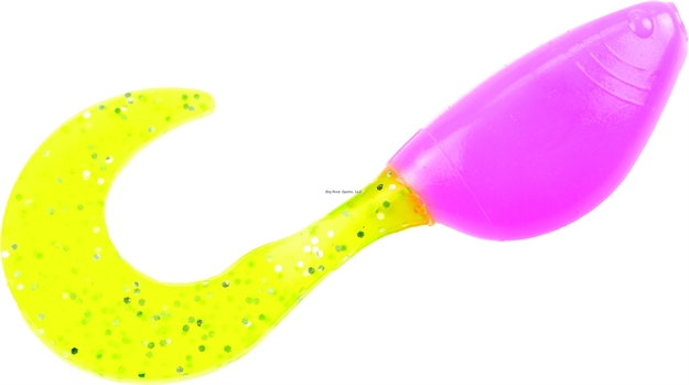Picture of Strike King Mr. Crappie Shadpole Ct, 2", Electric Chicken, Floating,15Pk