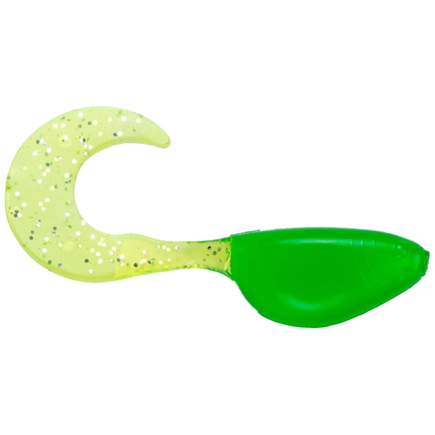 Picture of Strike King MR Crappie Shadpole Curlytail Electric Lime MRCSPCT-192 051034228755