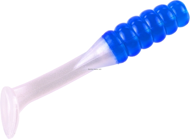 Picture of Strike King Mr. Crappie Slabalicious Swimbait, 2", Blue & Pearl, Floating,15Pk