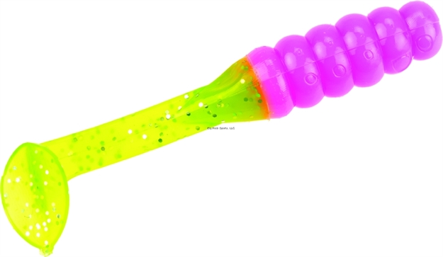 Picture of Strike King Mr. Crappie Slabalicious Swimbait, 2", Electric Chicken, Floating,15Pk