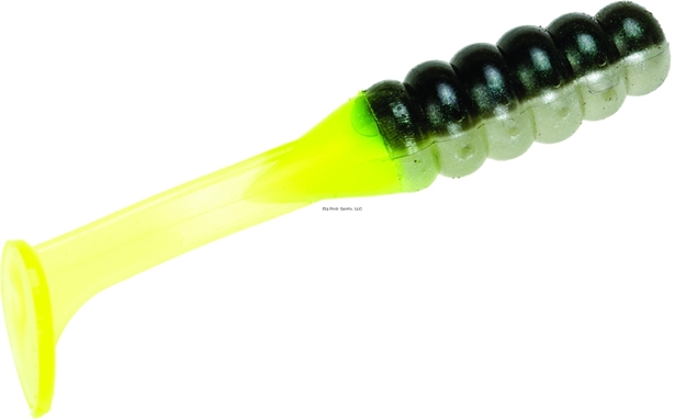 Picture of Strike King Mr. Crappie Slabalicious Swimbait, 2", Tennessee Shad Chartreuse Tail, Floating,15Pk
