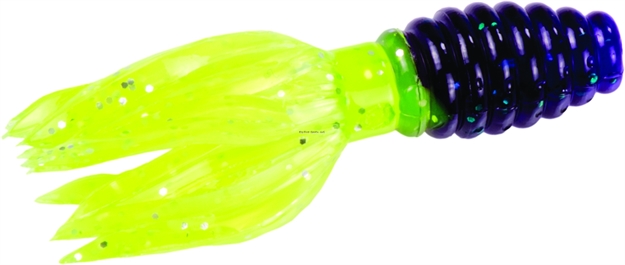Picture of Strike King Mr. Crappie Thunder Tube Bait, 1 3/4", Junebug Chartreuse,15Pk