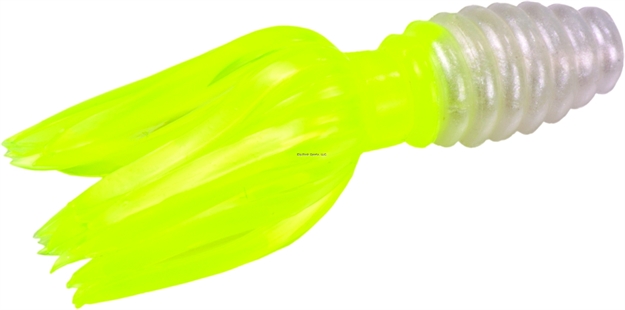 Picture of Strike King Mr. Crappie Thunder Tube Bait, 1 3/4", Refrigerator White,15Pk