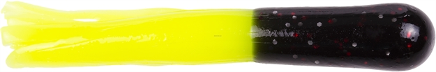 Picture of Strike King Mr. Crappie Tube Bait, 2", Tuxedo Black & Chartreuse,15Pk