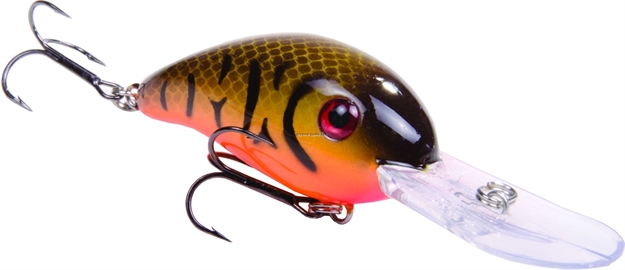 Picture of Strike King Pro Model 3Xd Extra Deep Dive Rattle Crankbait, 3 1/4", 7/16 Oz, Orange Belly Craw, Floating,1Pk